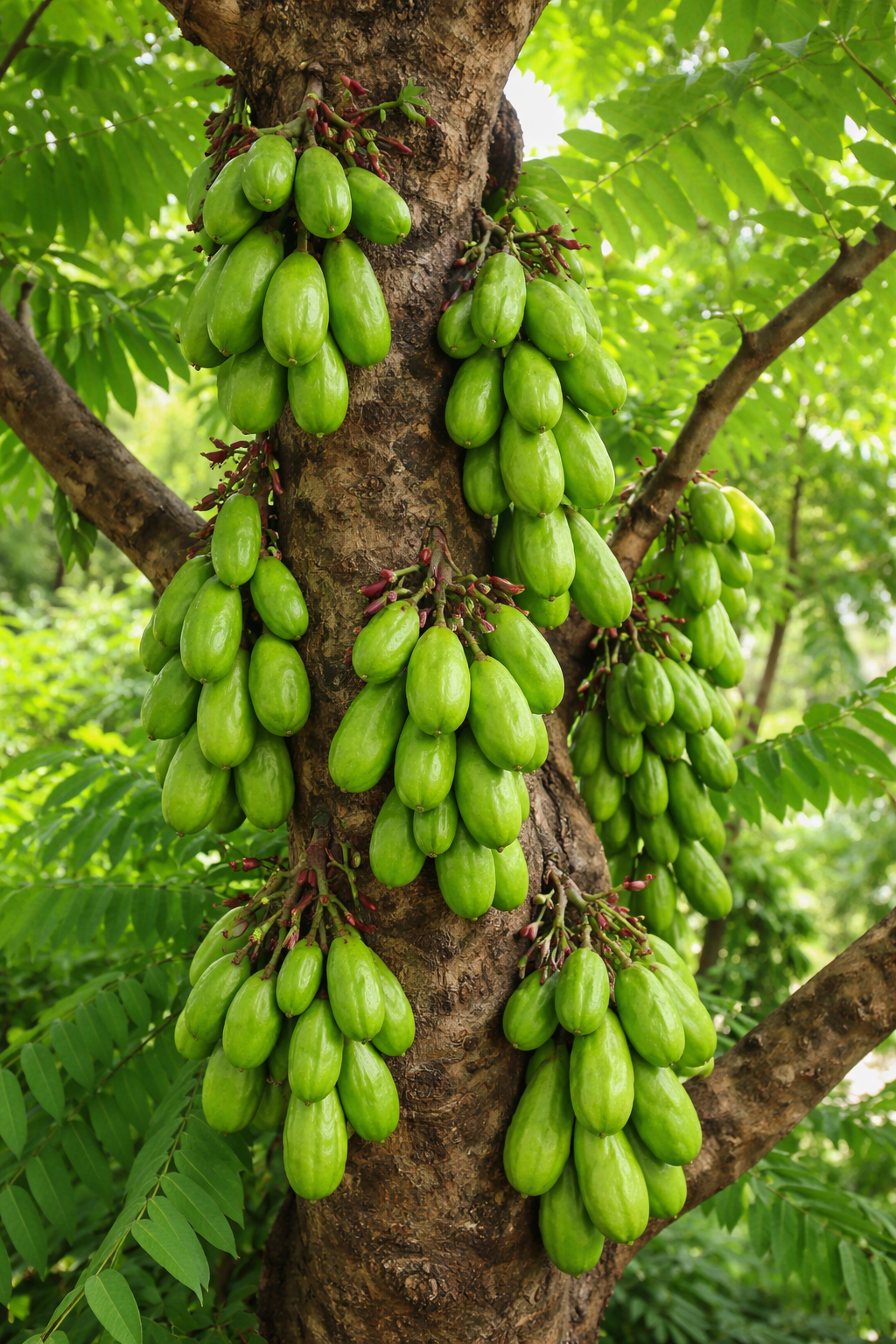 Averrhoa bilimbi plant picture as an illustration of its uses