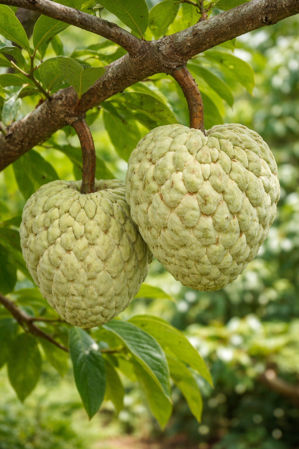 A picture od atemoya, a fruit delicacy