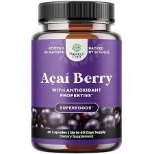 Image of acai berry standardized capsule products