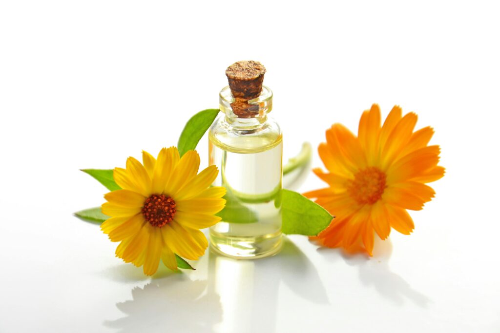 Calendula skin serum picture as one of the dosing methods