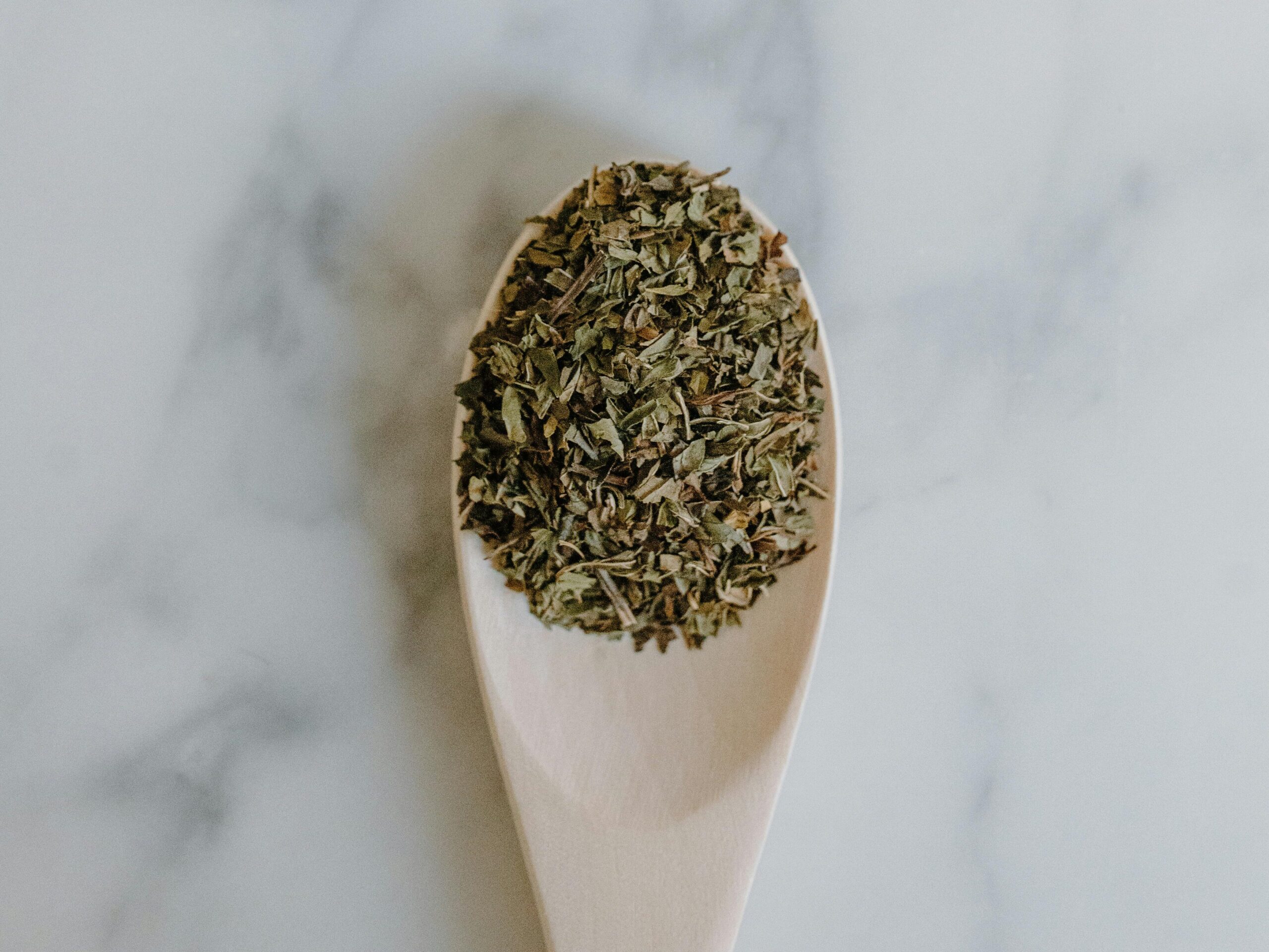 Image of dried valerian flowering parts