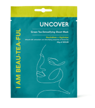 Green tea topical product, face mask against acne