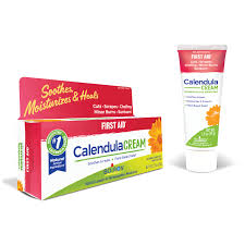 Image of calendula products like cream