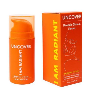 An image of A beauty serum is an example of the use of baobab on the skin